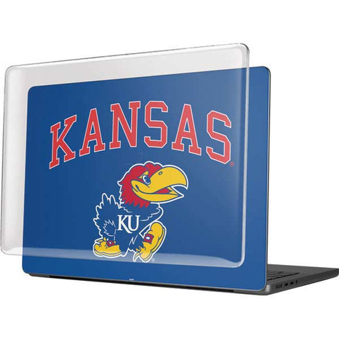 University of Kansas Collegiate Text MacBook Pro 14in (2021-24) Case plus Skin